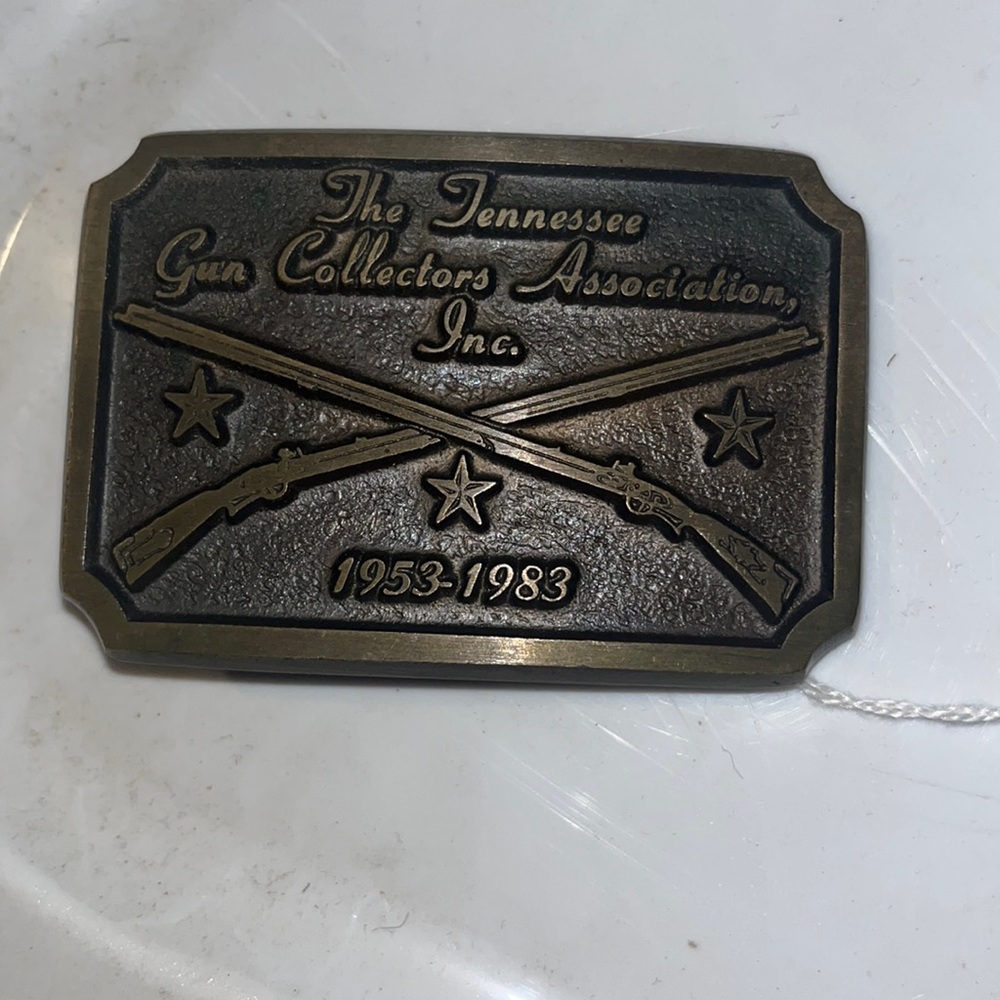 Vintage  Tennessee gun collectors association belt buckle